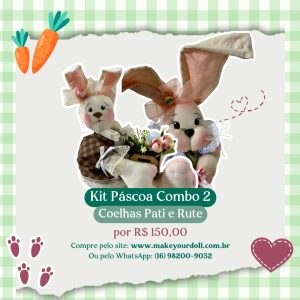 Combo Coelhas Sentadas